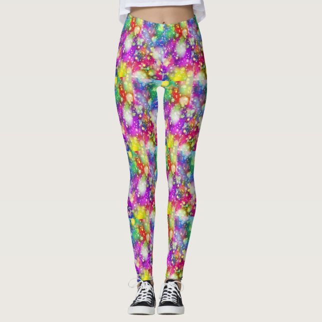 Mardi Gras Style Leggings (Front)