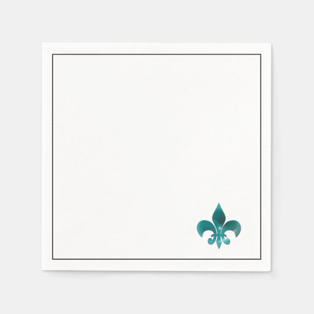 Mardi Gras Symbol Napkin (Front)
