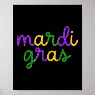 Mardi Gras T Shirt Funny Mardi Gras Party For Men  Poster