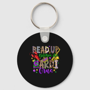 Mardi Gras Throw Me Something Mister Laisses Les B Keychain
