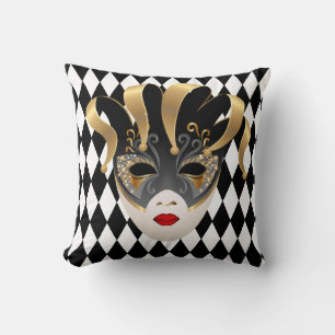 Mardi Gras Throw Pillow