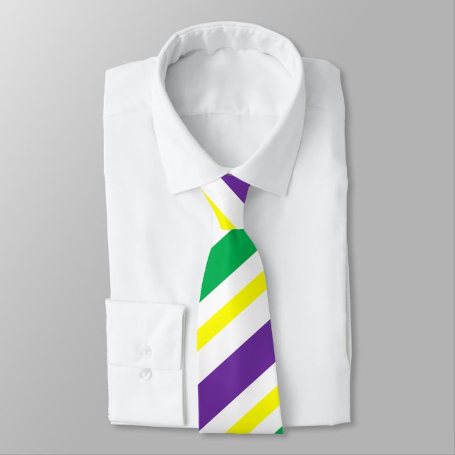 Mardi Gras Tie (Tied)