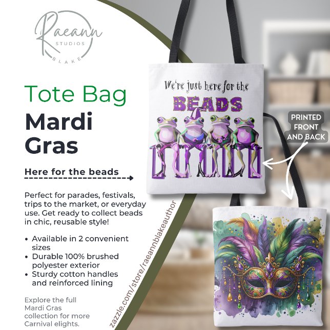 Mardi Gras Tote Bag (Creator Uploaded)