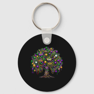Mardi Gras Tree Beads New Orleans 2025 Festival Be Keychain