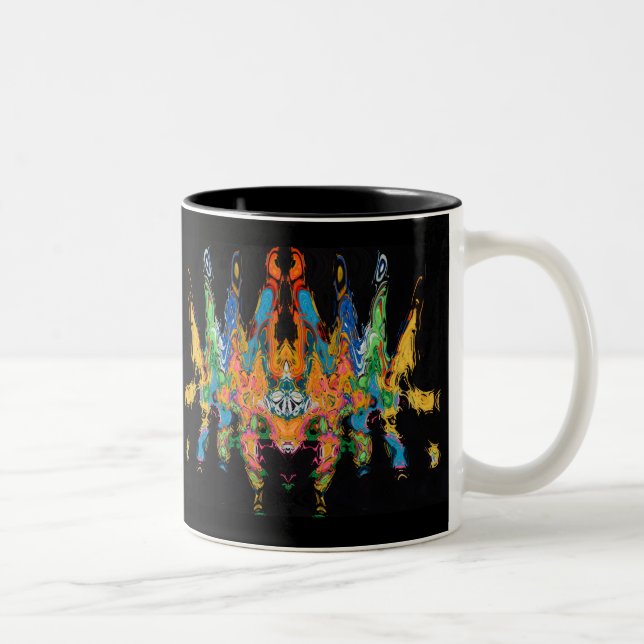 Mardi Gras Two-Tone Coffee Mug (Right)