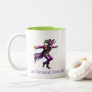 Mardi Gras  Two-Tone Coffee Mug