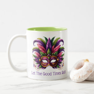 Mardi Gras  Two-Tone Coffee Mug