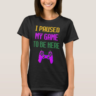 Mardi Gras Video Game Controller for Gaming and Ga T-Shirt