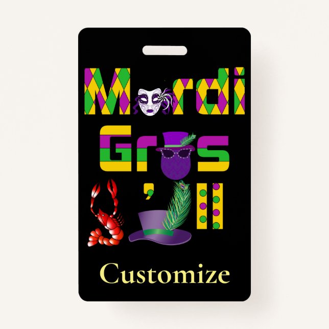Mardi Gras Y'all Thunder_Cove Badge (Front)