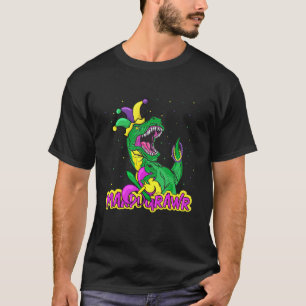 Mardi Grawr Dinosaur T Rex Kids Boys Toddler T-Shirt