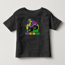Mardi Grawr Monster Truck Dinosaur Mardi Gras 