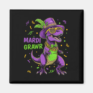 Mardi Grawr T-rex Dino Costume Toddler Boys Kids M Magnet