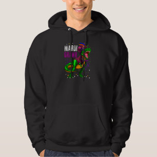 Mardi Grawr T Rex Dinosaur Shirt Mardi Gras Bead C