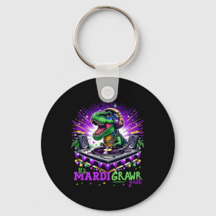 Mardi Grawr Trex Dino Dj Costume Toddler Boy Kids  Keychain