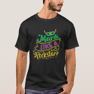 Mardi like a Rockstar! Design for a Beadery Expert T-Shirt