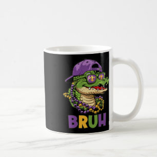 Mardigator Alligator Bruh Mardi Gras Costume Teens Coffee Mug