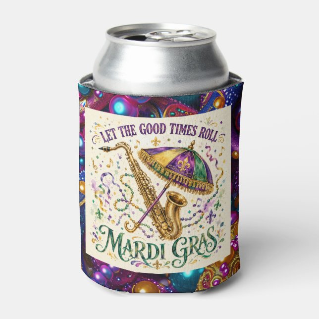 Mardigras  can cooler (Can Front)