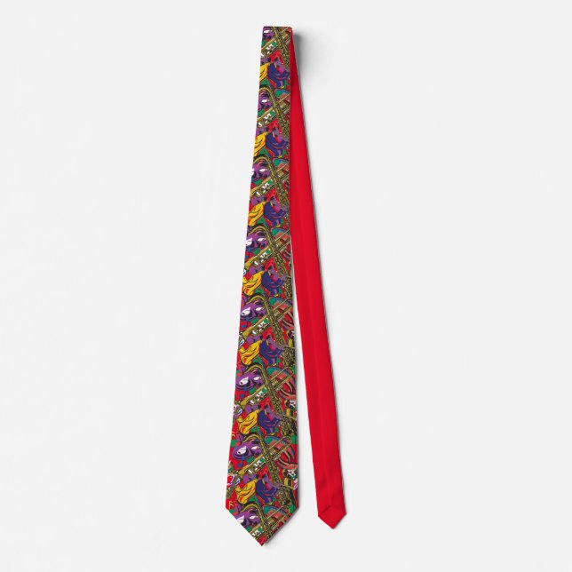 Mardis Gras New Orleans Tie (Front)