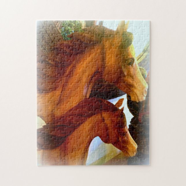 mare and pony jigsaw puzzle (Vertical)