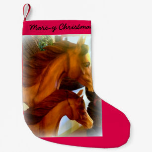 mare and pony mare-y christmas stocking