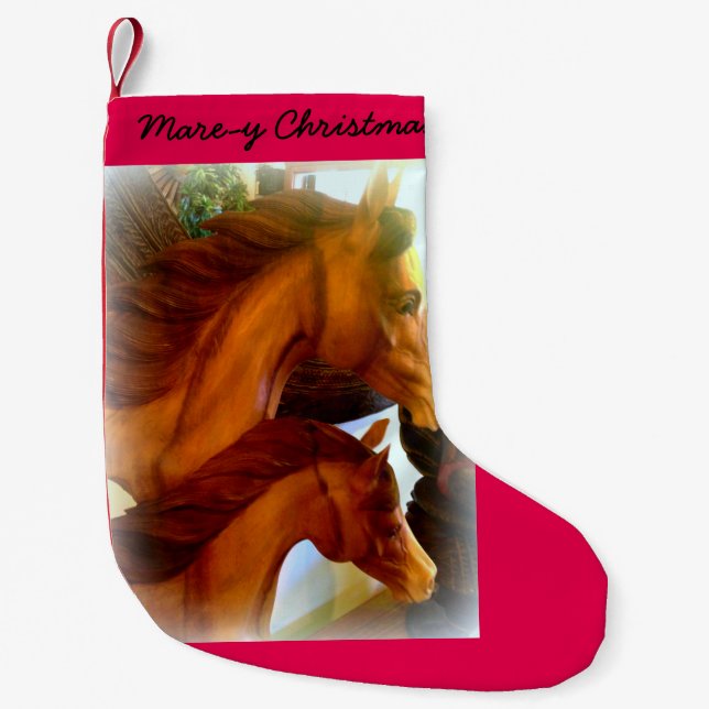 mare and pony mare-y christmas stocking (Front)
