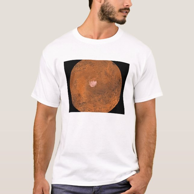 Mare Australe region of Mars T-Shirt (Front)