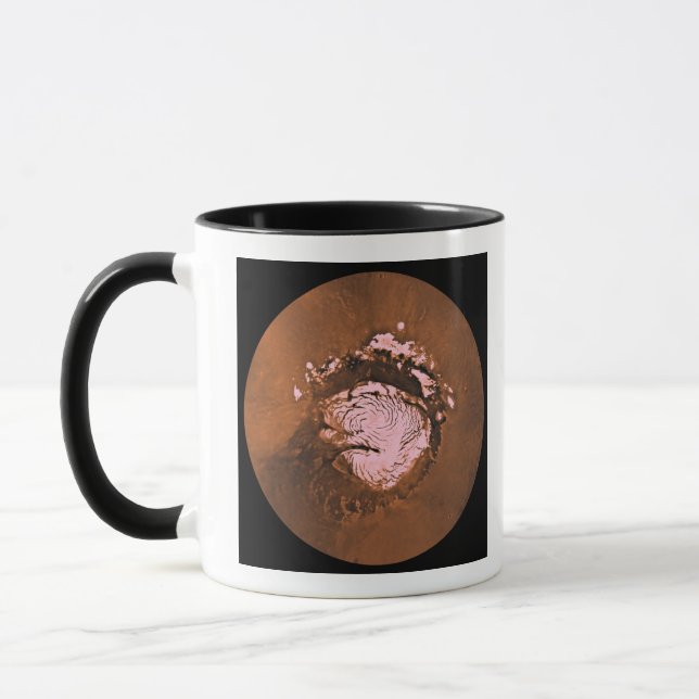 Mare Boreum region of Mars Mug (Left)