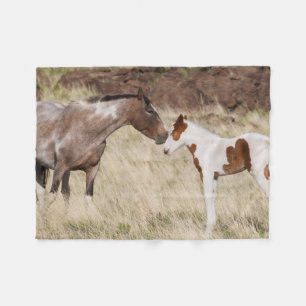 Mare with Colt Fleece Blanket