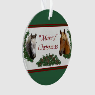 Mare-y Christmas Ornament