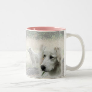 Maremma sheepdog guardian design Two-Tone coffee mug