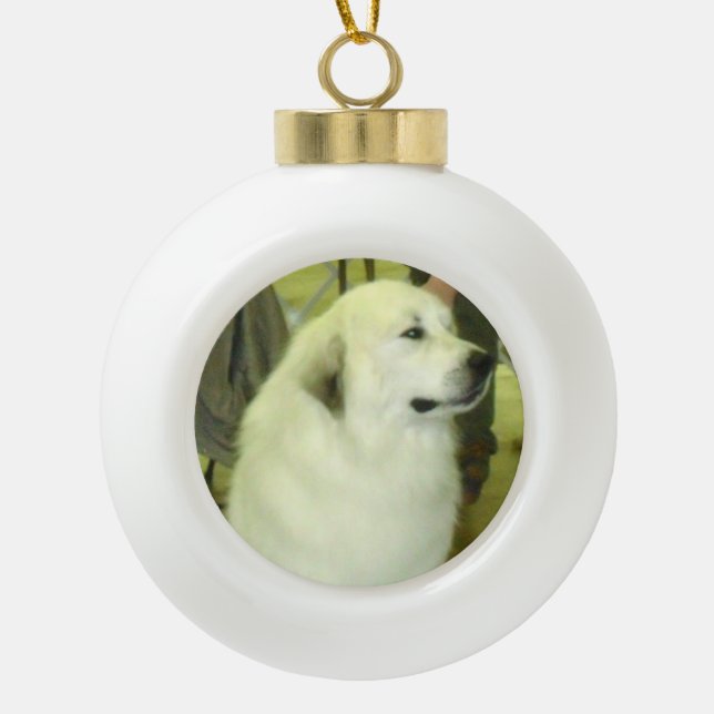 Maremma Sheepdog Ornament (Front)