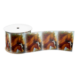 mares and ponies satin ribbon