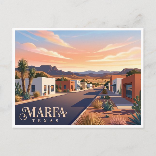 Marfa Texas Postcard (Front)