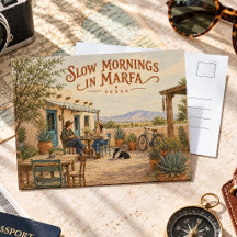 Marfa Texas Slow Mornings Vintage Western Desert