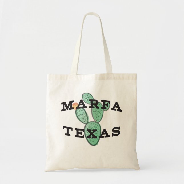 Marfa Texas Tote Bag (Front)