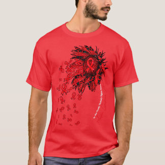 Marfan Syndrome Awareness sunflower nobody fights T-Shirt