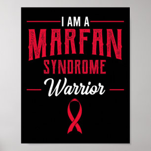 Marfan Syndrome Warrior Mfs Genetic Disorder Aware Poster