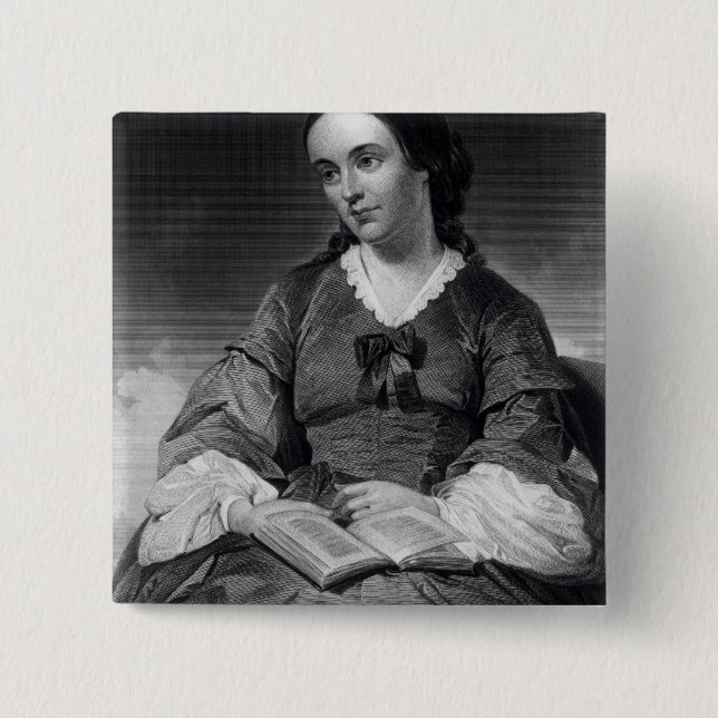 Margaret Fuller 2 Inch Square Button (Front)