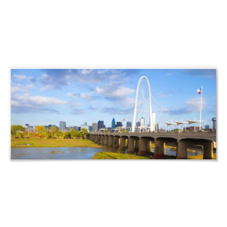 Margaret Hunt Bridge, Dallas, Texas Photo Print