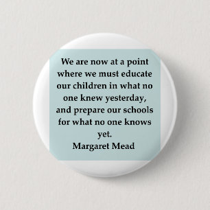 margaret mead quote 2 inch round button