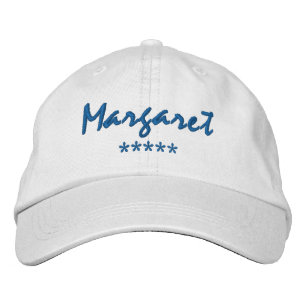 Margaret Name Embroidered Hat