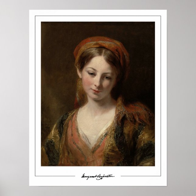 Margaret Sarah Carpenter Zedign Poster d'art #1 (Devant)