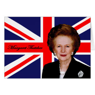 Margaret Thatcher - drapeau britannique