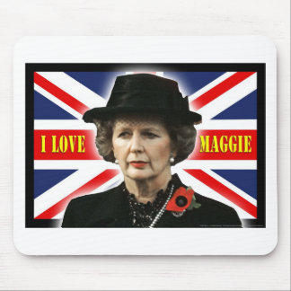 Margaret Thatcher I Love Maggie Mouse Pad