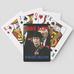 Margaret Thatcher Prime Minister Playing Cards