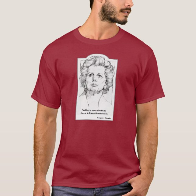 Margaret Thatcher - T-shirt de consensus (Devant)
