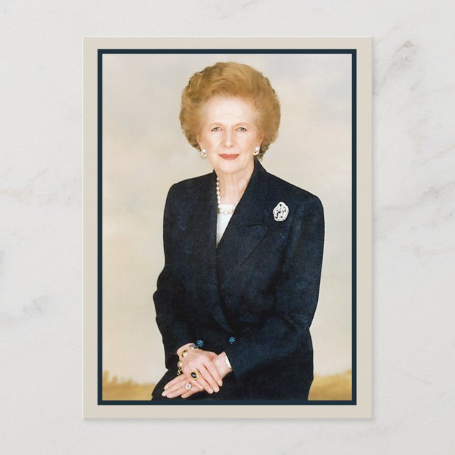 Margaret Thatcher, The Iron Lady Postcard (Front)