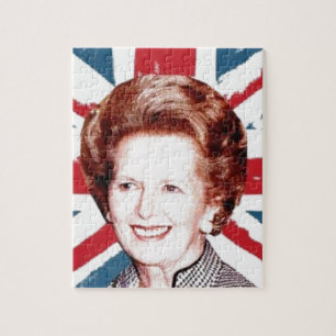 MARGARET THATCHER UNION JACK JIGSAW PUZZLE