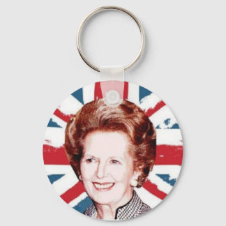 MARGARET THATCHER UNION JACK KEYCHAIN