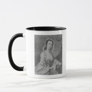 Margaret Woffington, engraved by John Faber Jr Mug